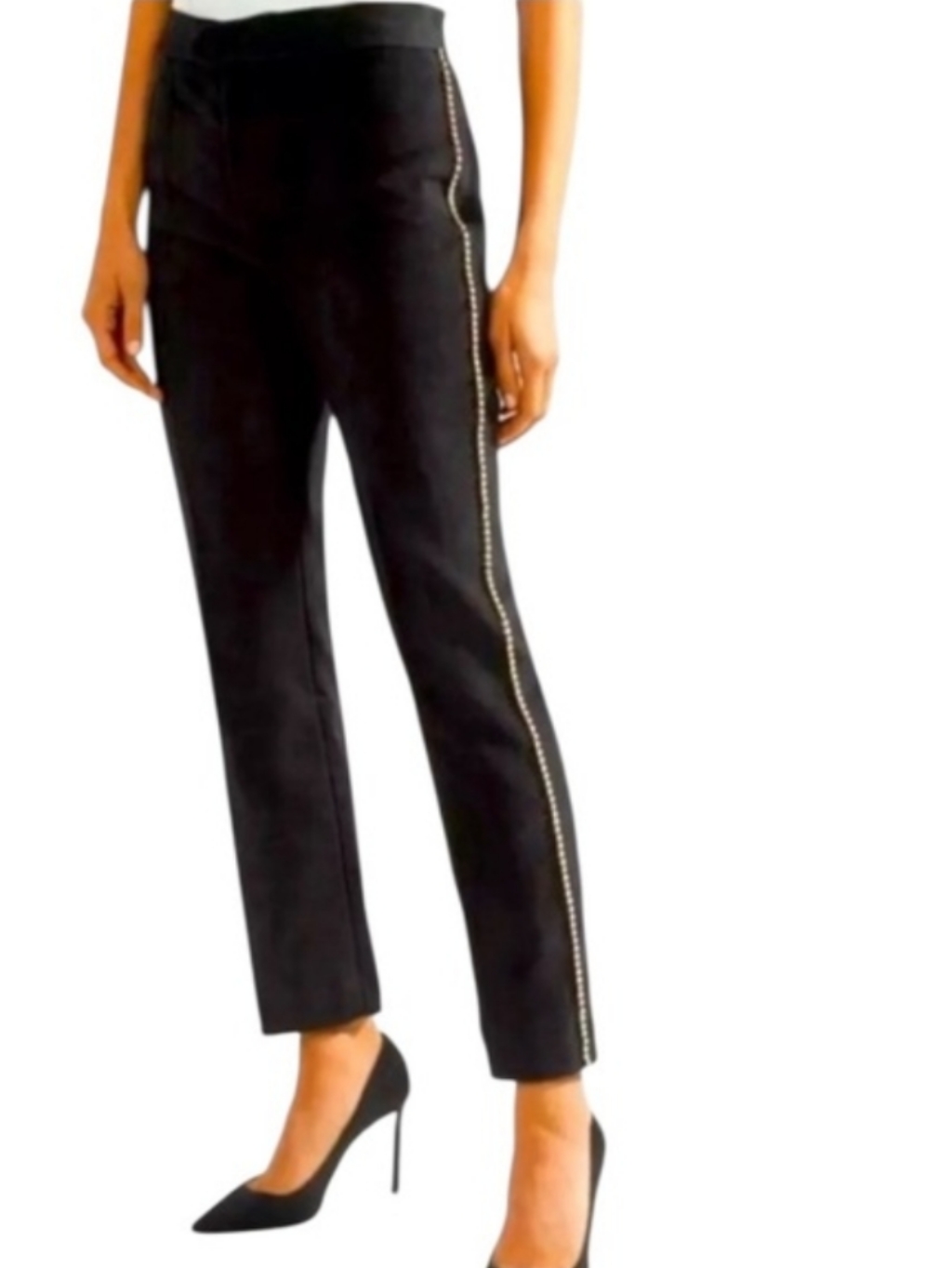 Isabel Marant Swarovski Crystal Velvet Pants M